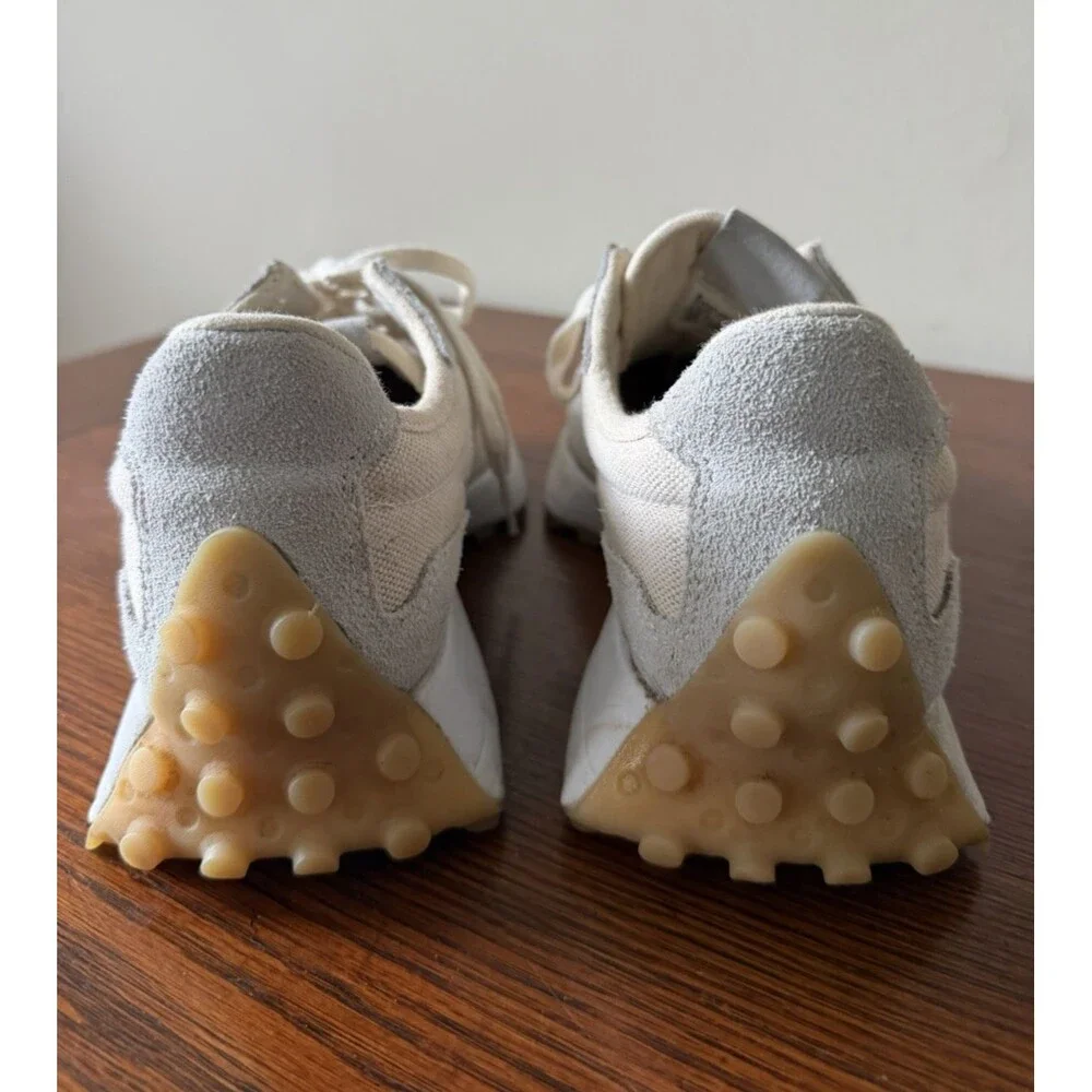 New Balance 327 Women's Sports Shoes Sneakers Ivory, Light Blue Woman 8.5 - Picture 4 of 11